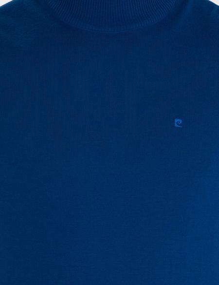 İndigo Slim Fit Yarım Balıkçı Yaka Yün Karışımlı Basic Triko Kazak - 50257313079