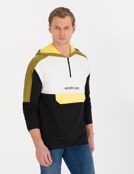 Yeşil Regular Fit Sweatshirt - 50258328013