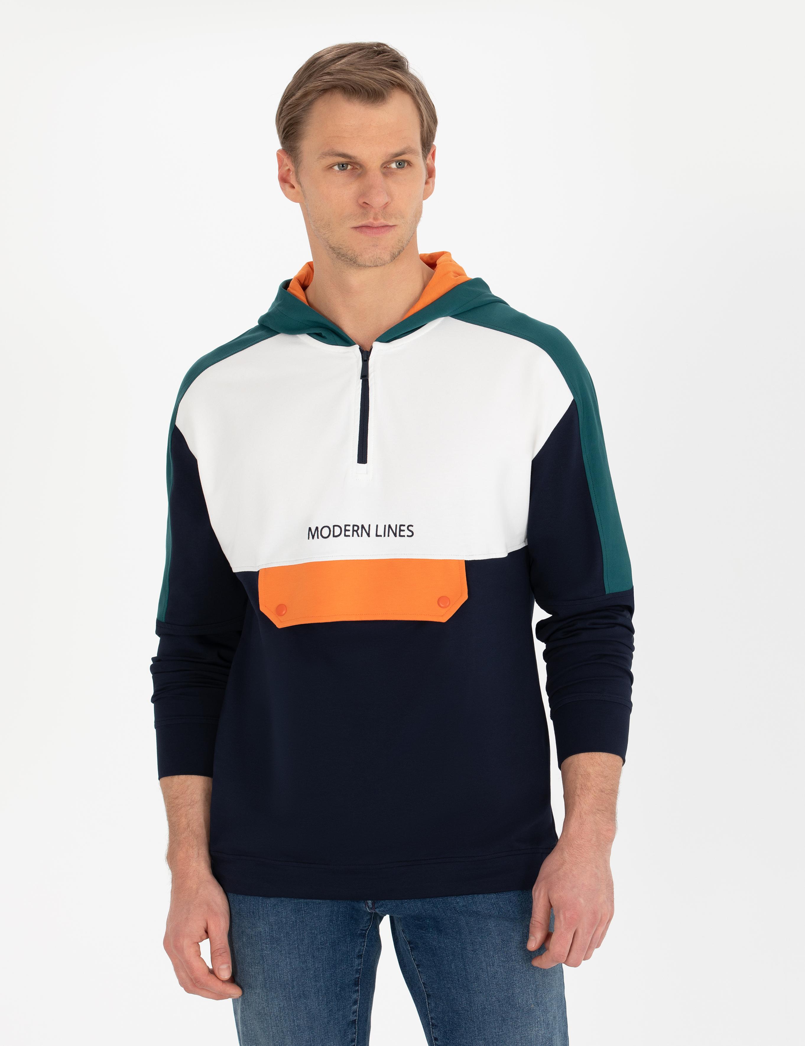 Zümrüt Regular Fit Kapüşonlu Sweatshirt