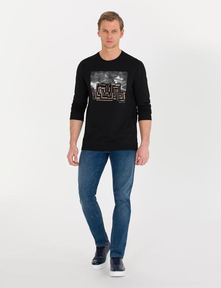 Siyah Sweatshirt - 50258436003