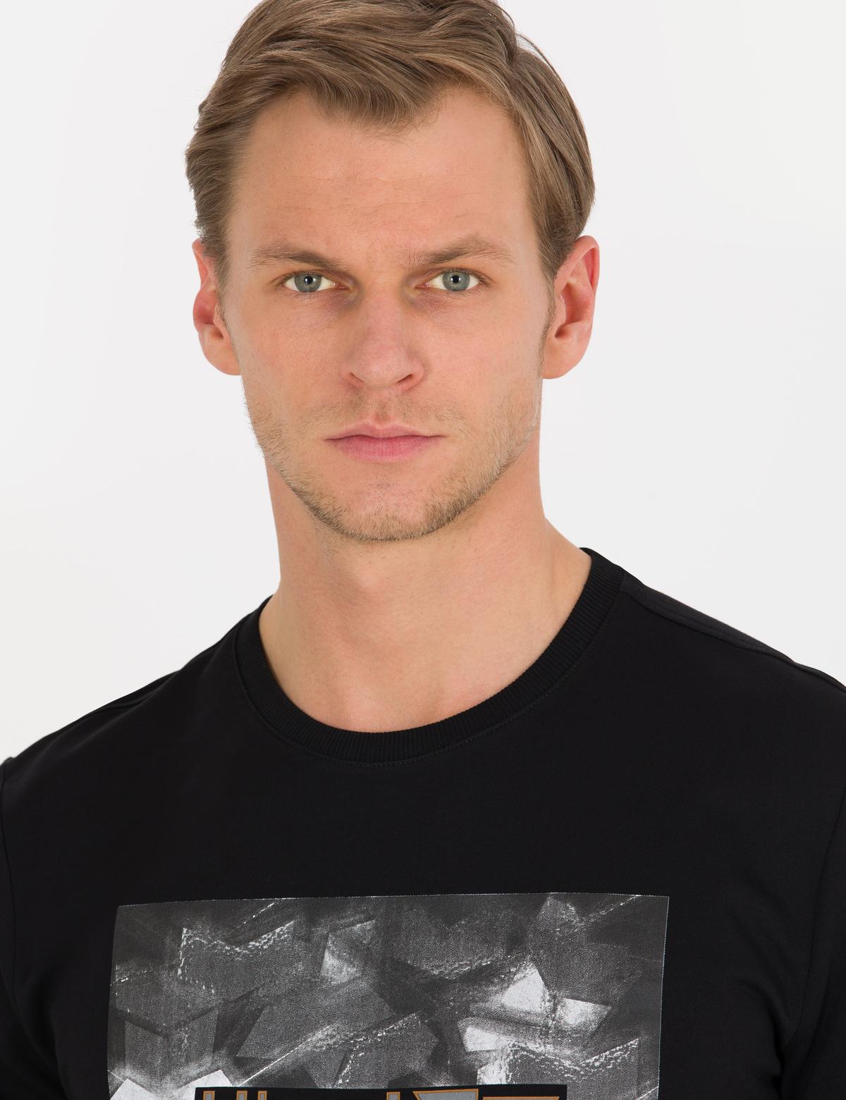 Siyah Sweatshirt - 50258436003