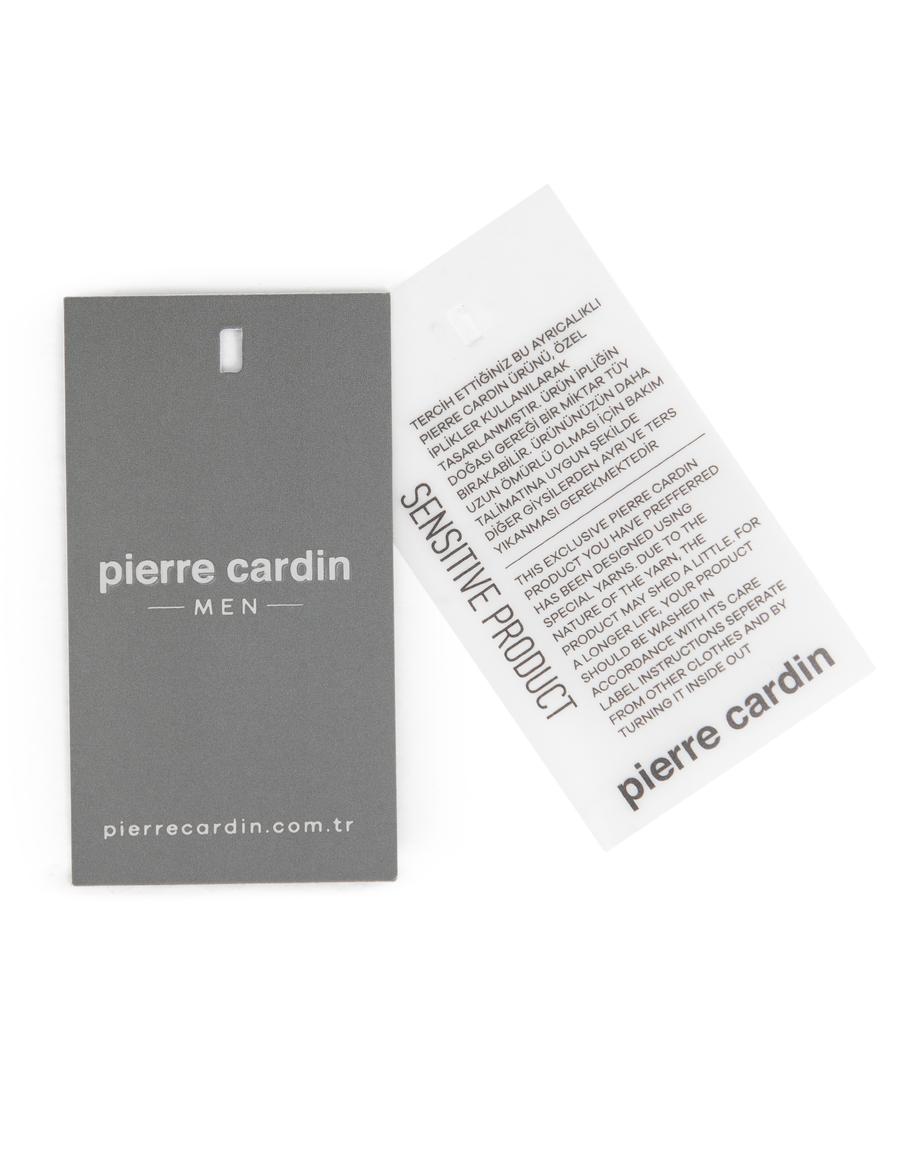 Ekru Slim Fit Fermuarlı Polo Yaka Triko Kazak