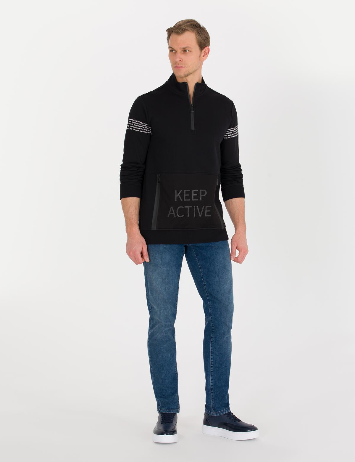 Siyah Sweatshirt - 50259109027