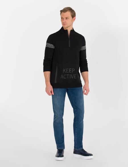 Siyah Sweatshirt - 50259109027