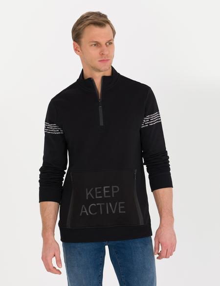 Siyah Sweatshirt - 50259109027