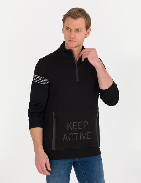 Siyah Sweatshirt - 50259109027