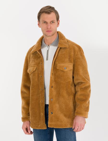 Camel Deri Ceket - 50262410007