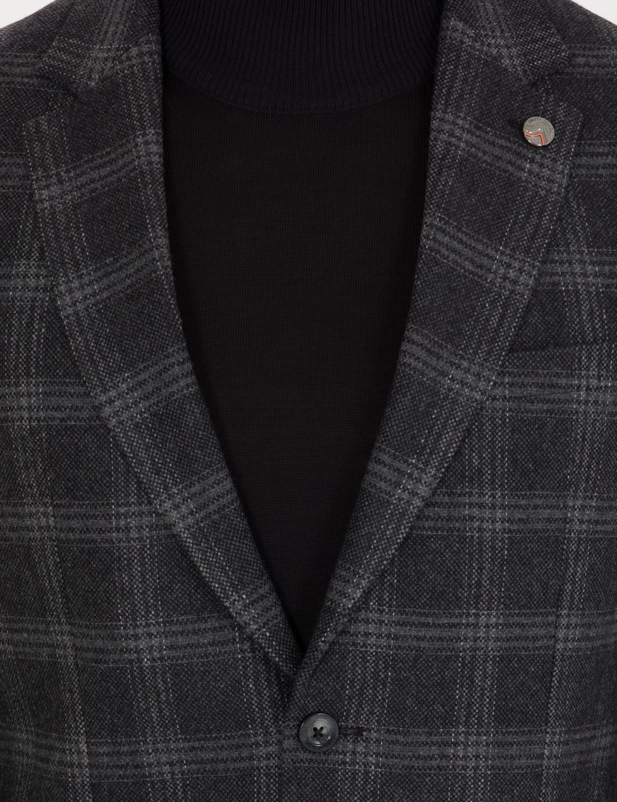 Siyah Ex. Slim Fit Ceket - 50256333022