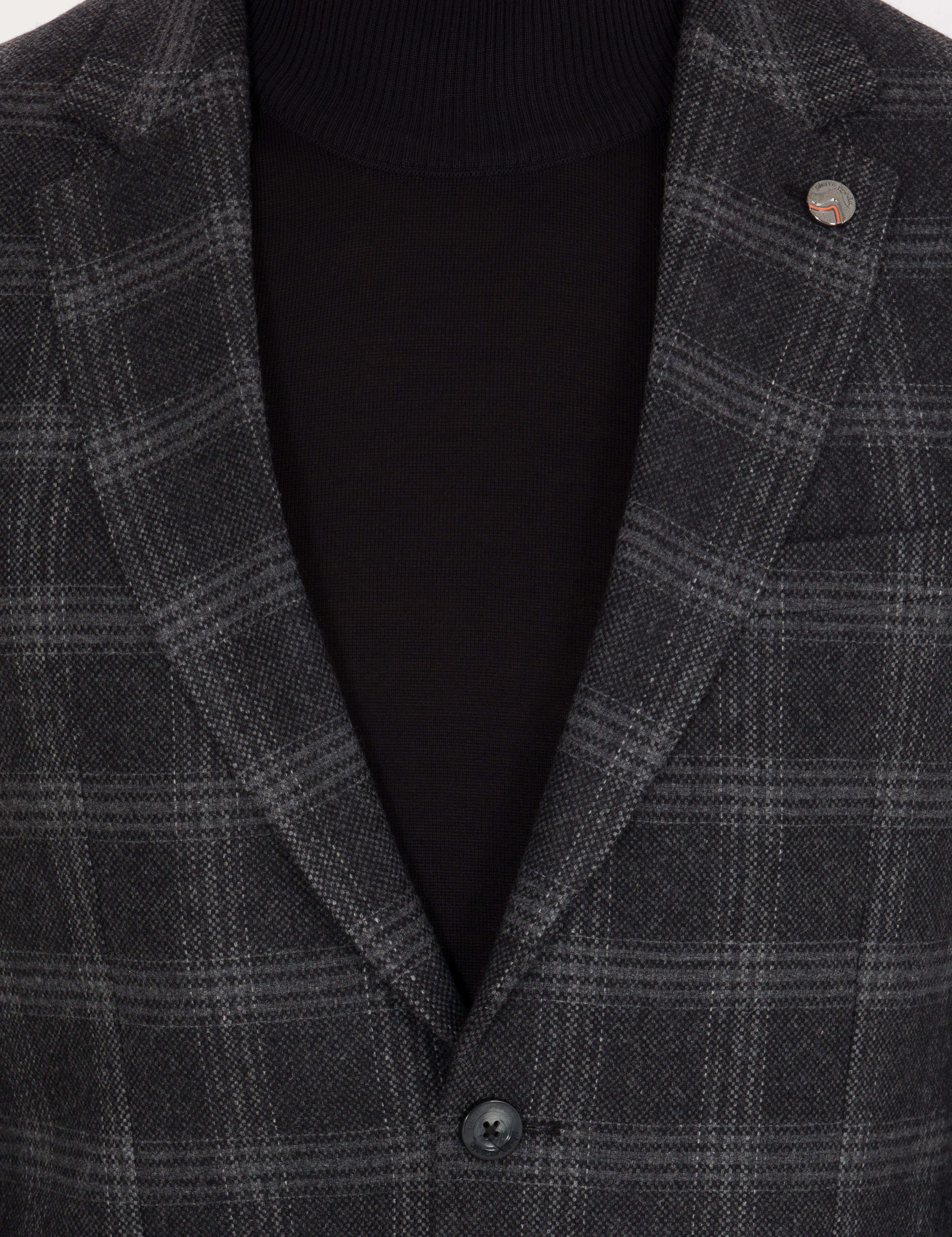 Siyah Ex. Slim Fit Ceket - Image 6
