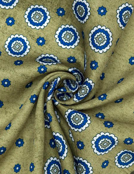 Yeşil Desenli Mendil - 50268412008