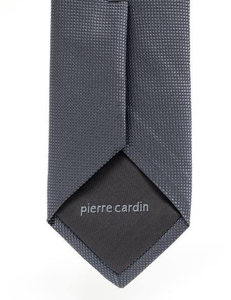 Gri İpek Kravat - 50268523002