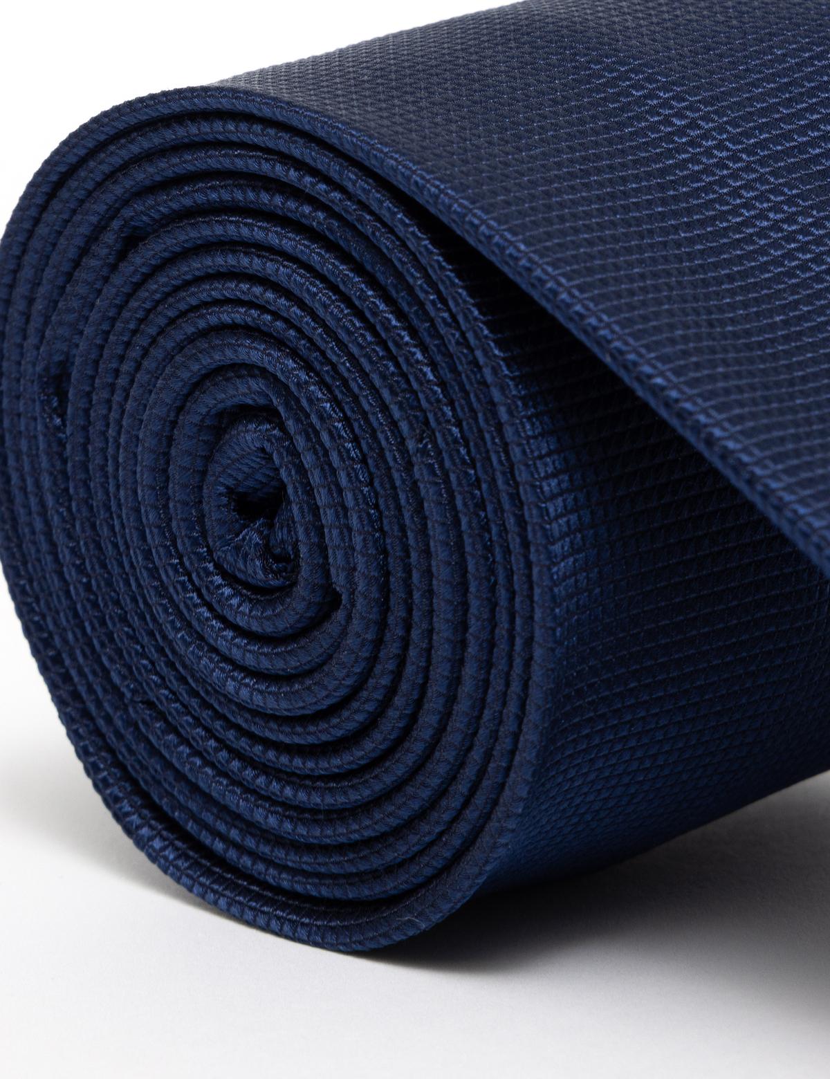 Lacivert İpek Kravat - 50268523003