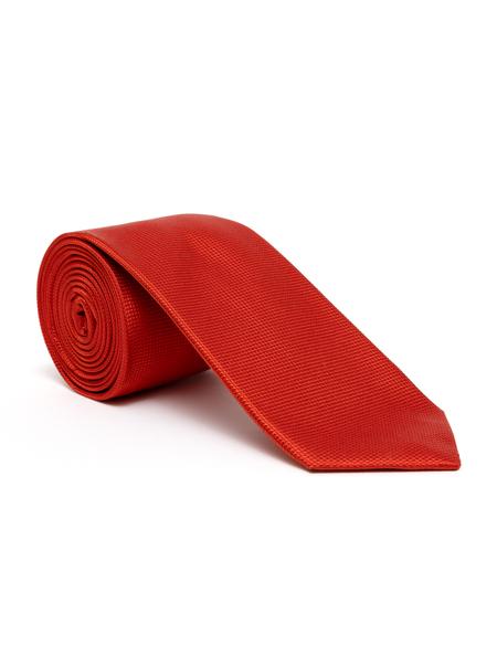 Turuncu İpek Kravat - 50268523006