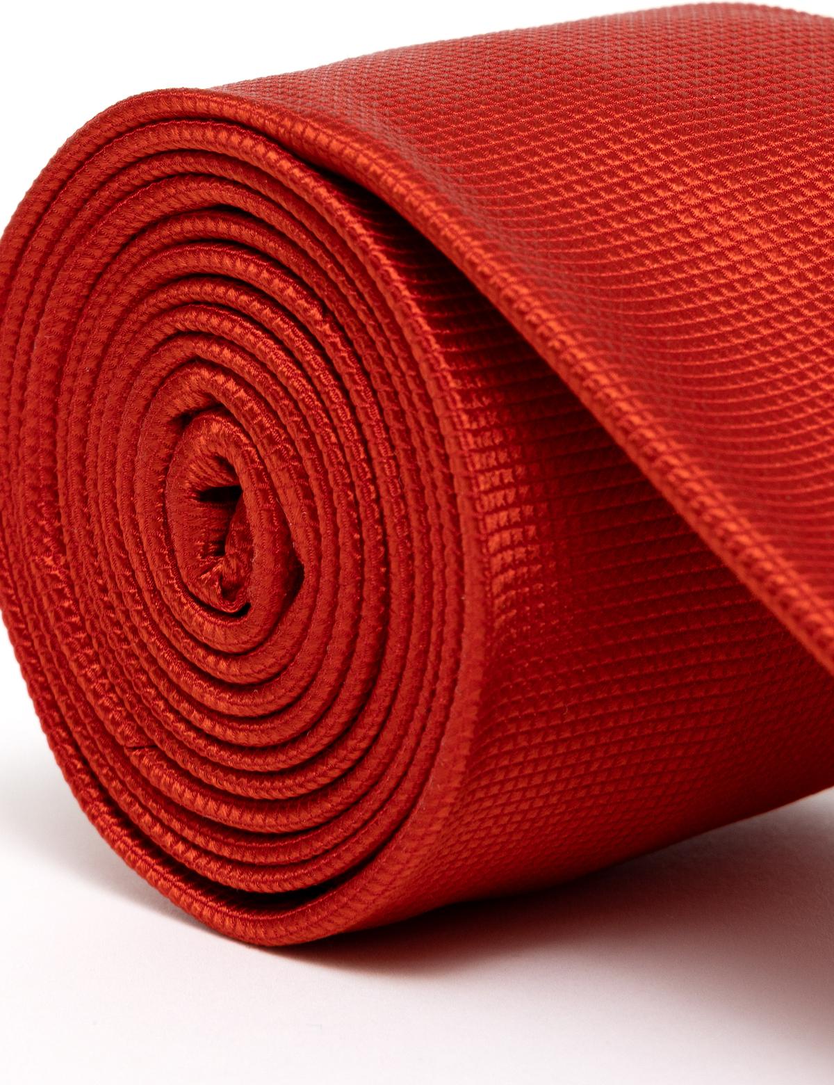 Turuncu İpek Kravat - 50268523006