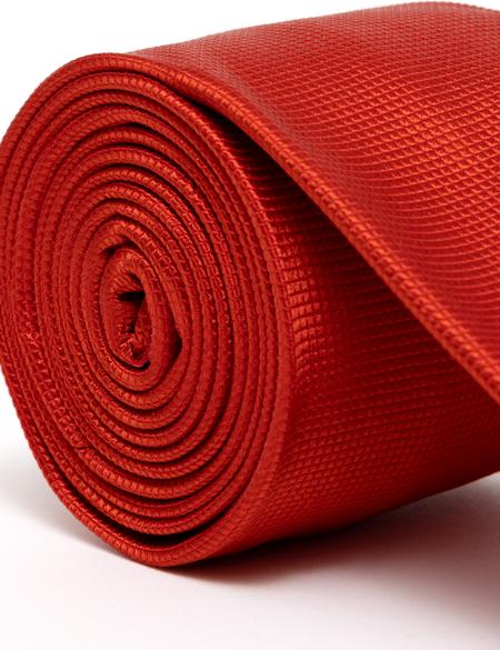 Turuncu İpek Kravat - 50268523006