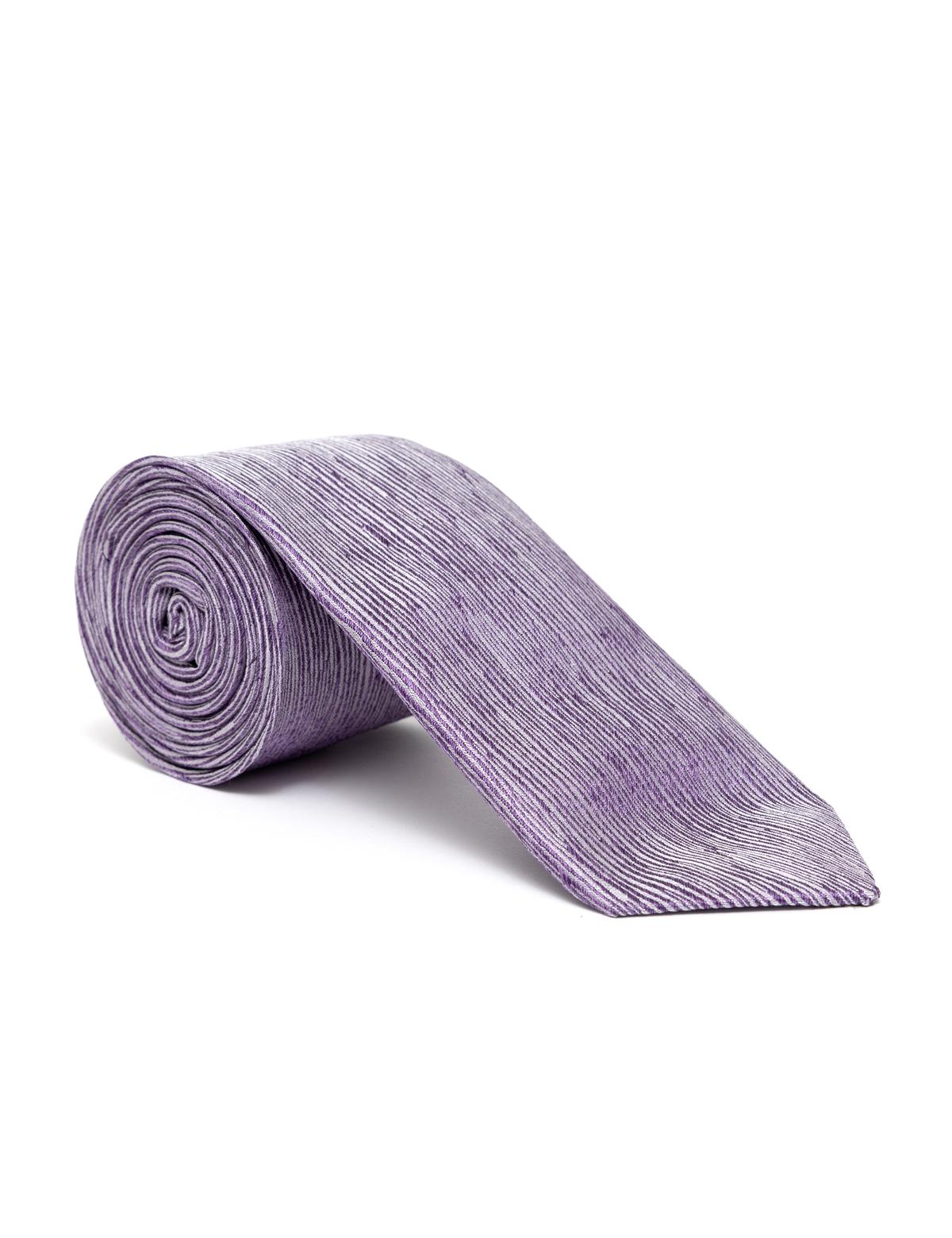 Mor İpek Kravat - 50268525002