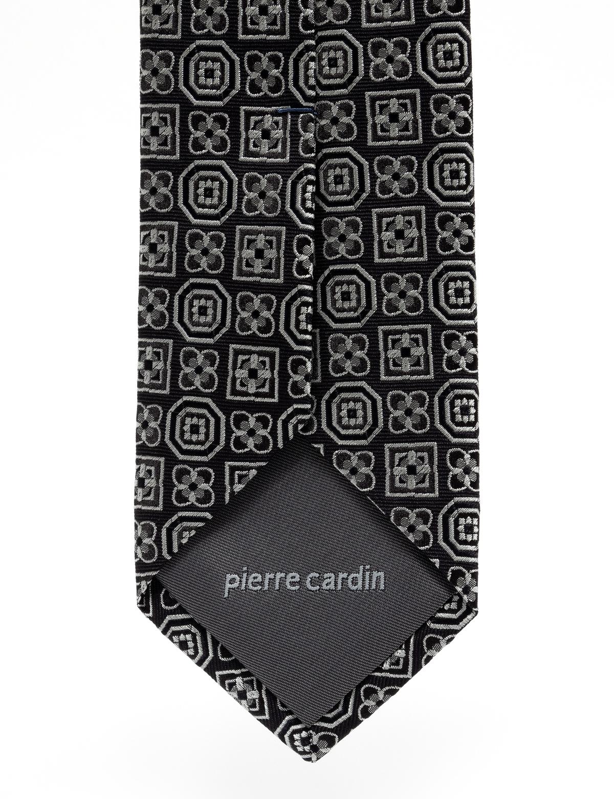 Antrasit İpek Kravat - 50268526001