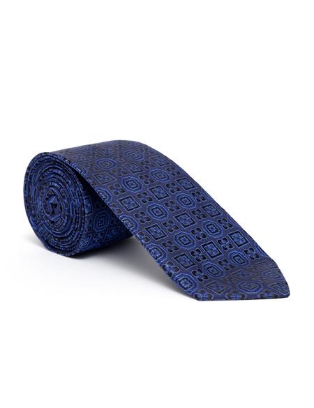 Lacivert İpek Kravat - 50268526002