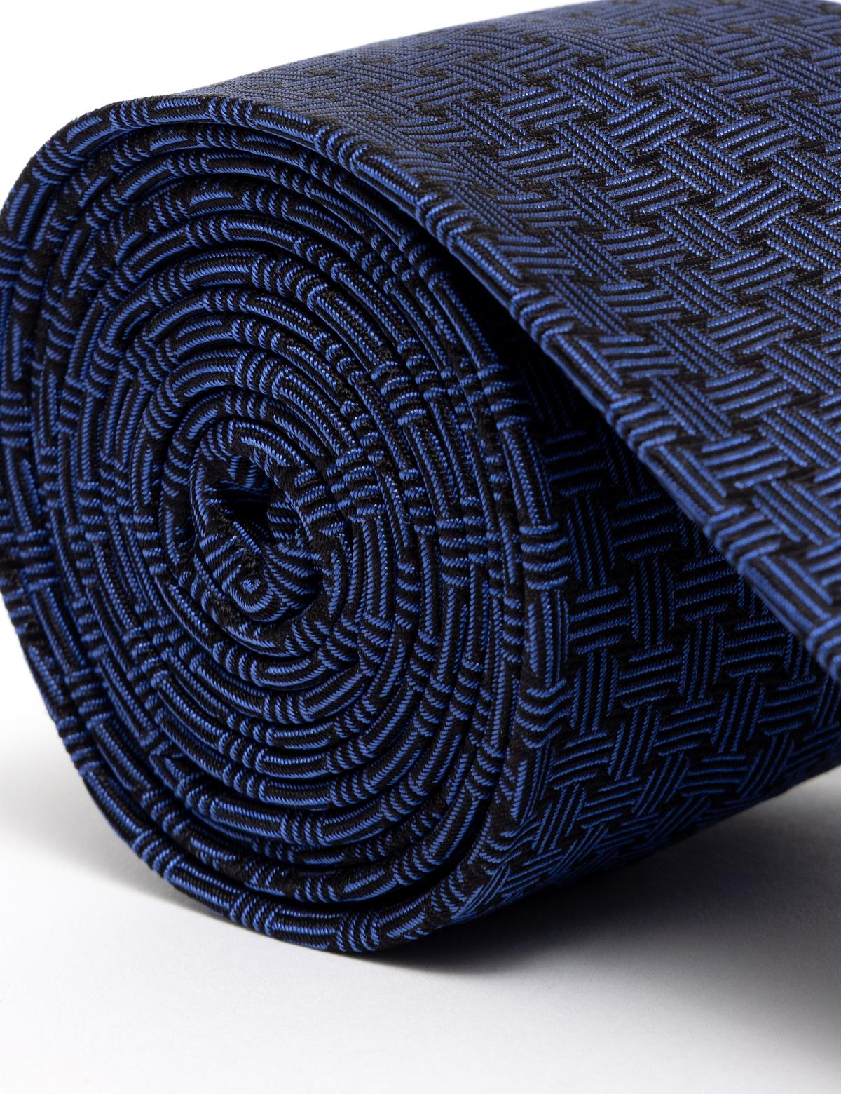 Lacivert İpek Kravat - 50268536001