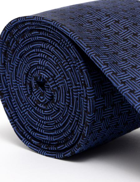 Lacivert İpek Kravat - 50268536001