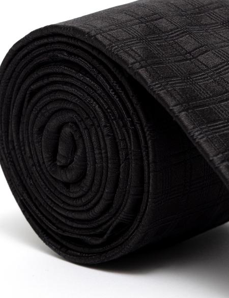 Siyah İpek Kravat - 50268567001