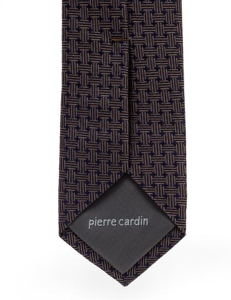 Kahverengi İpek Kravat - 50268536002