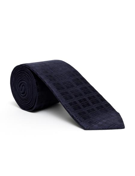 Lacivert İpek Kravat - 50268567002
