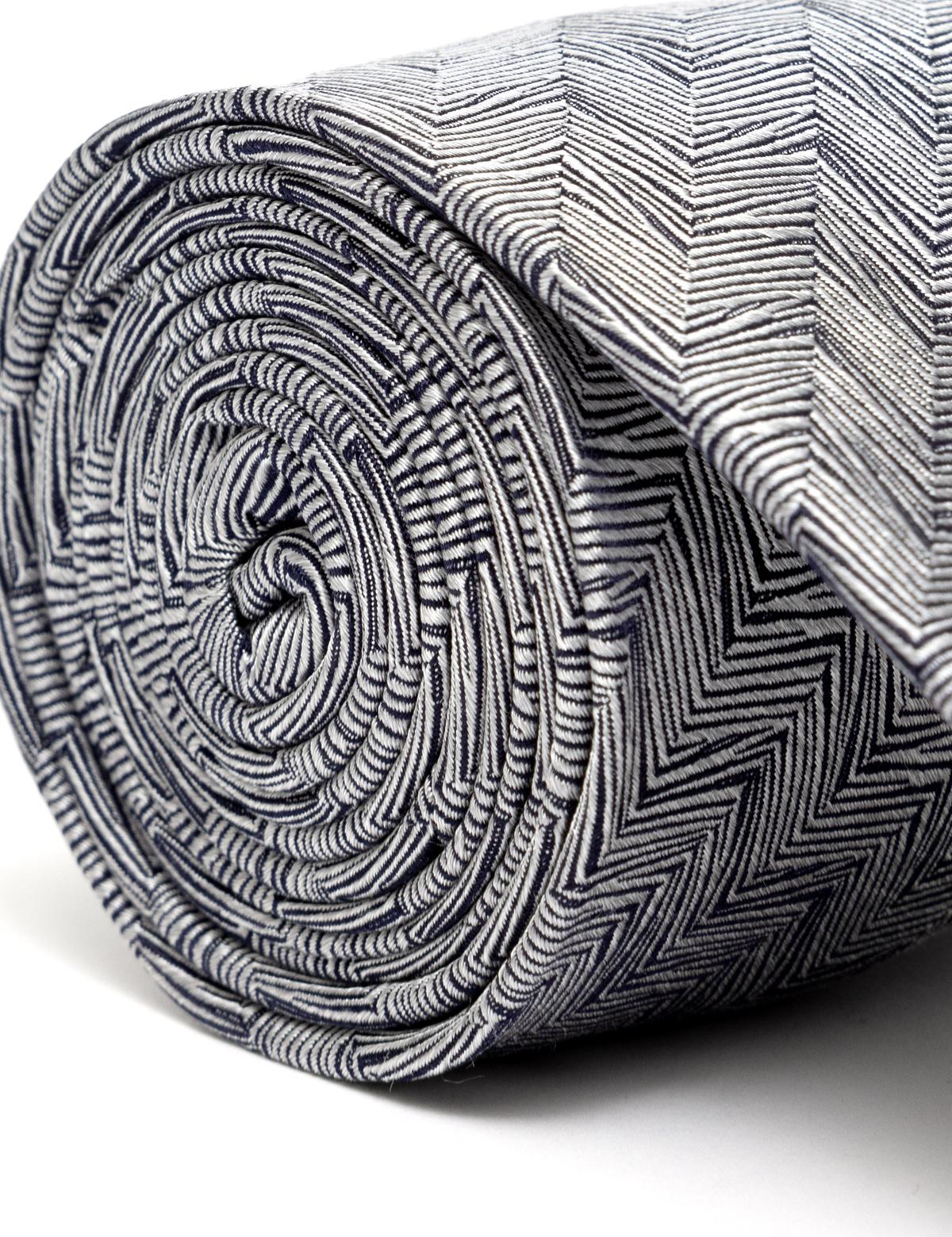 Gri İpek Kravat - 50268569001