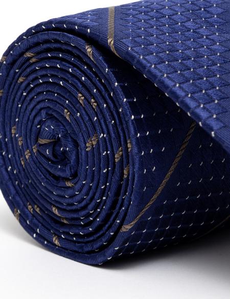 Lacivert İpek Kravat - 50268568001
