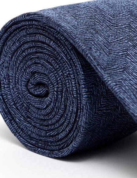 Lacivert İpek Kravat - 50268569002