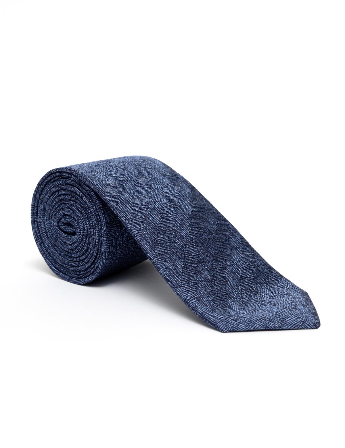Lacivert İpek Kravat
