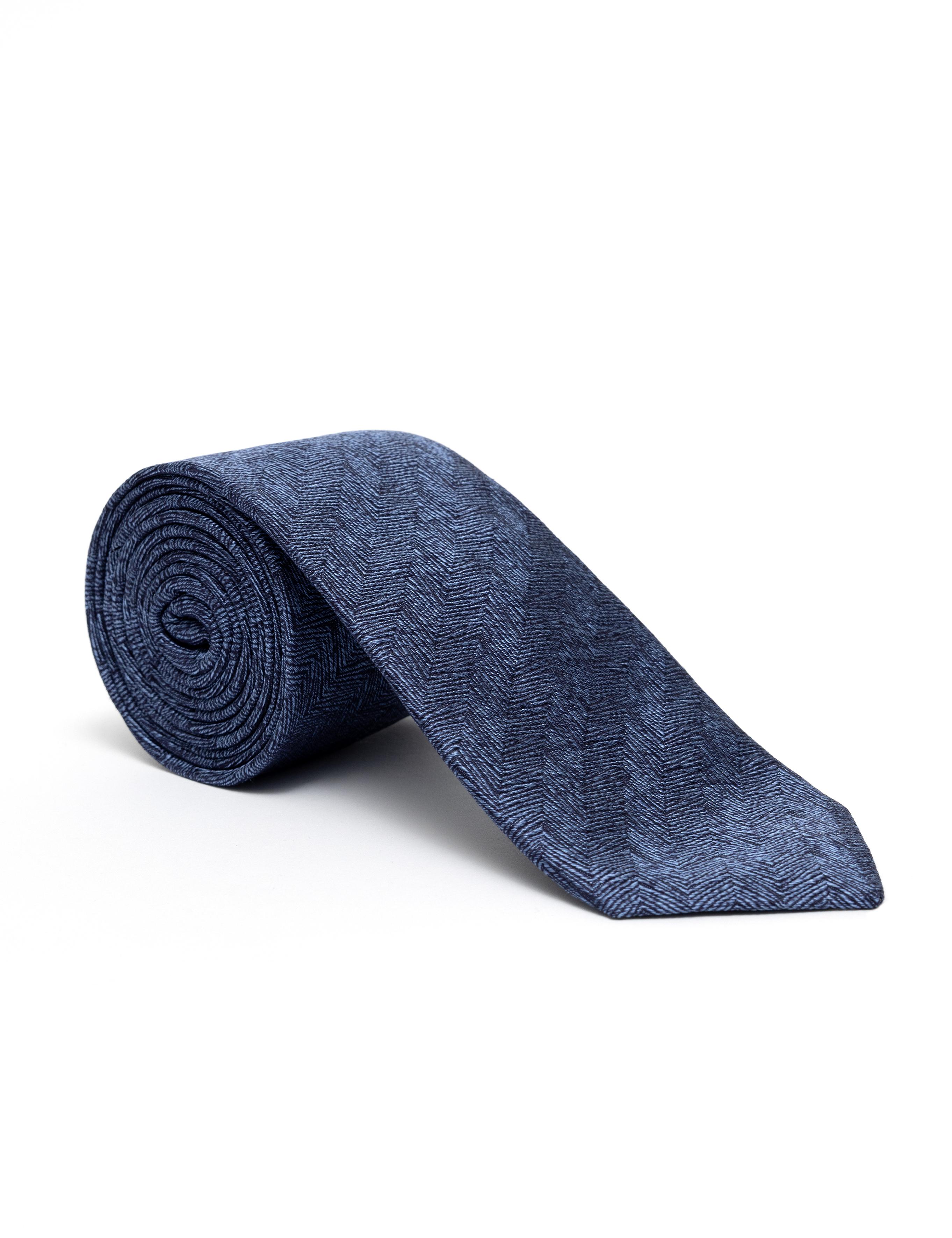 Lacivert İpek Kravat