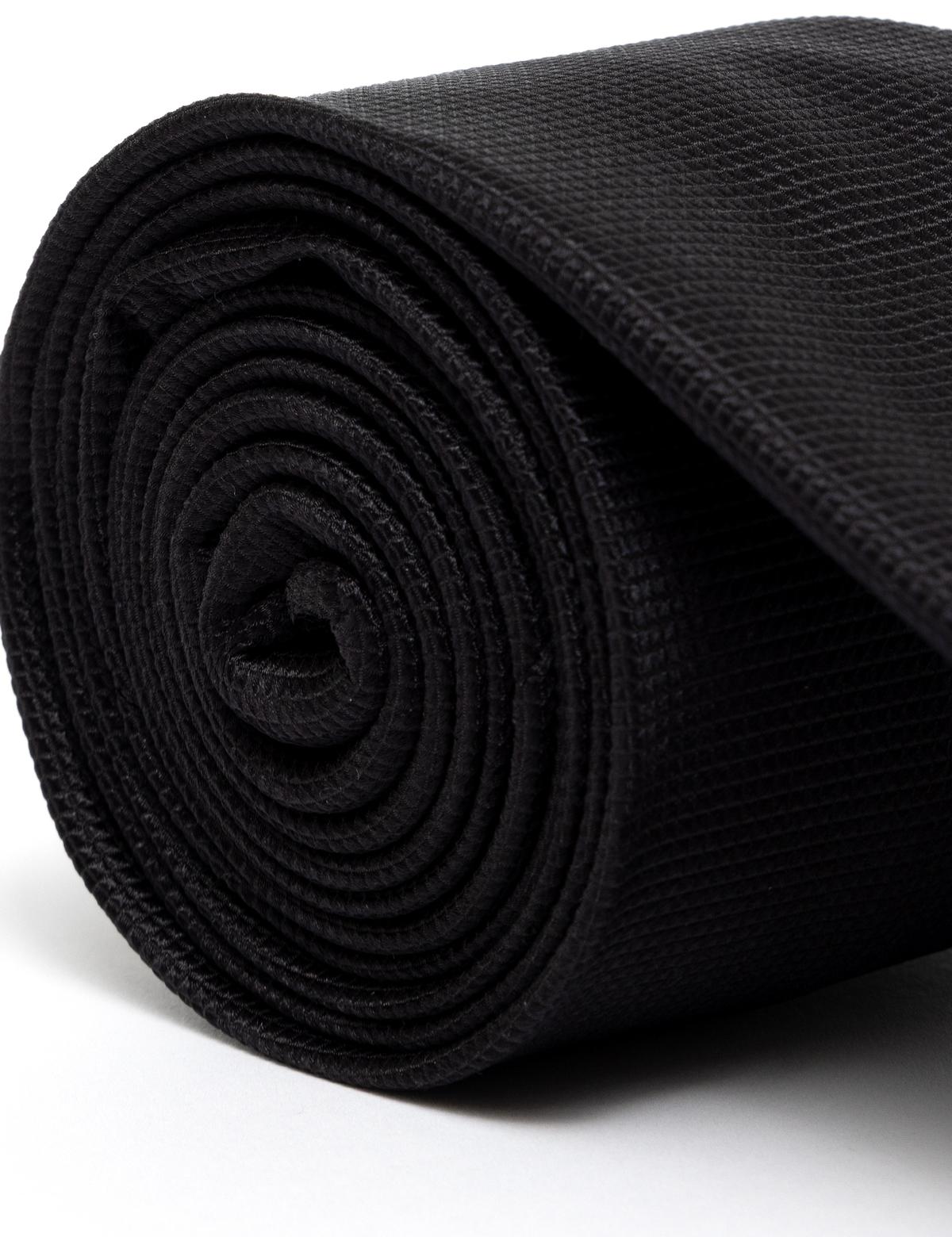 Siyah İpek Kravat - 50268523001