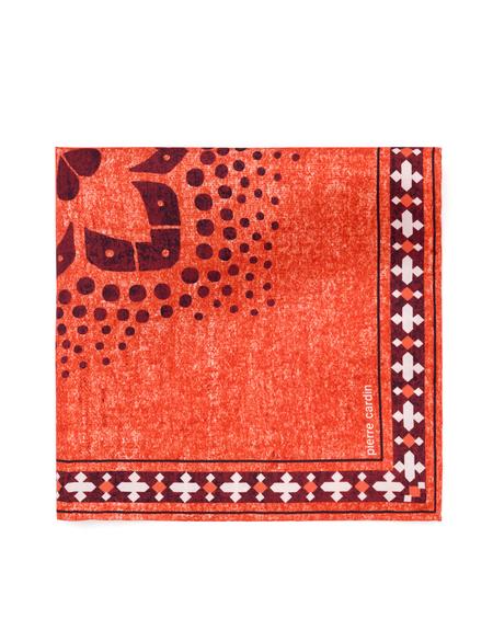 Turuncu İpek Mendil - 50270676003