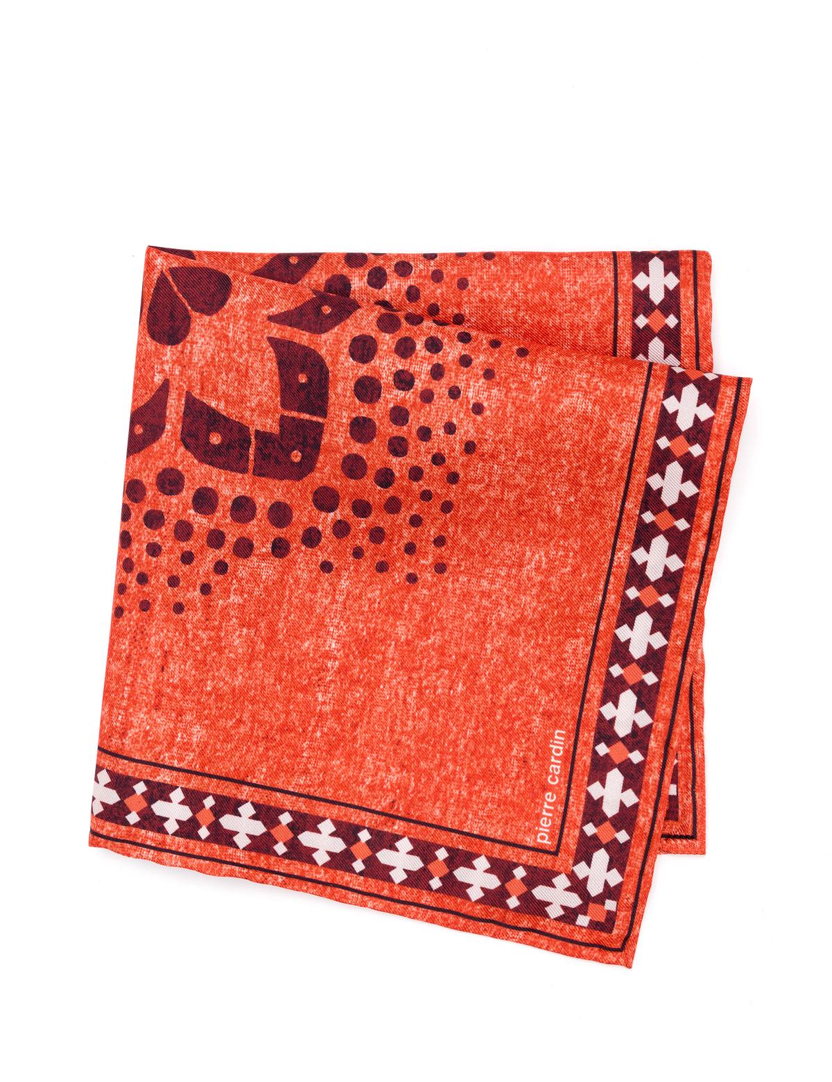 Turuncu İpek Mendil