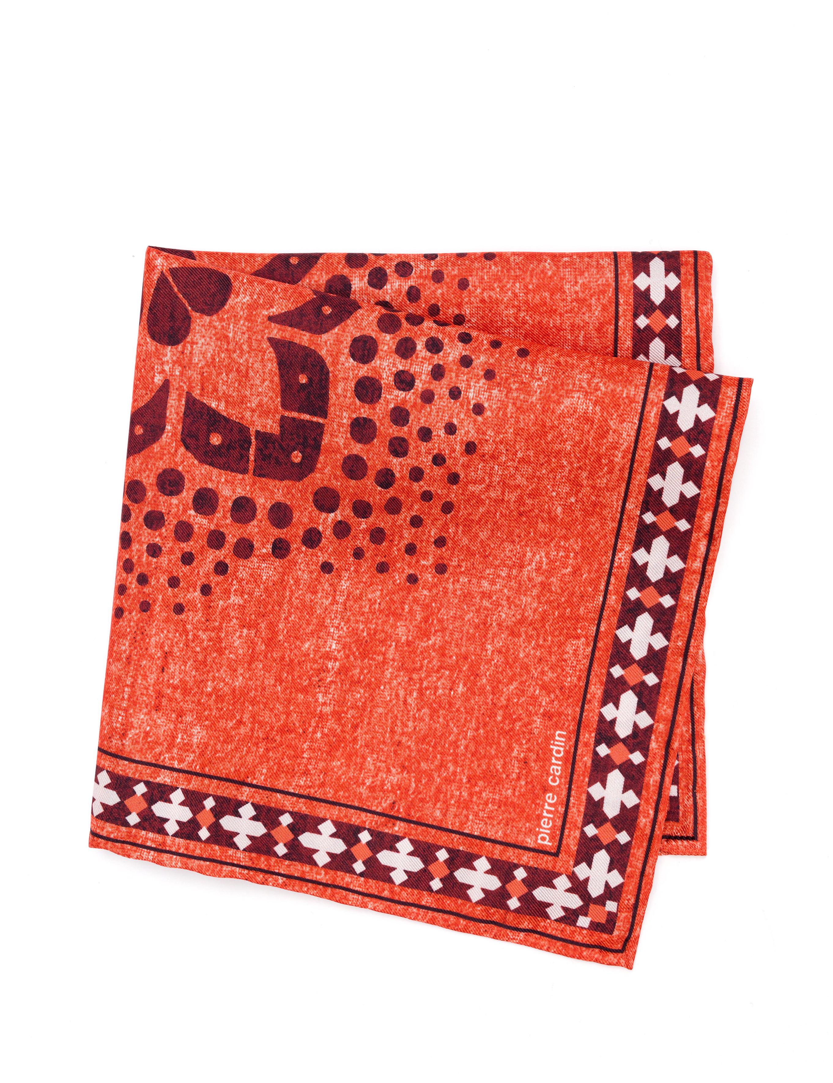 Turuncu İpek Mendil