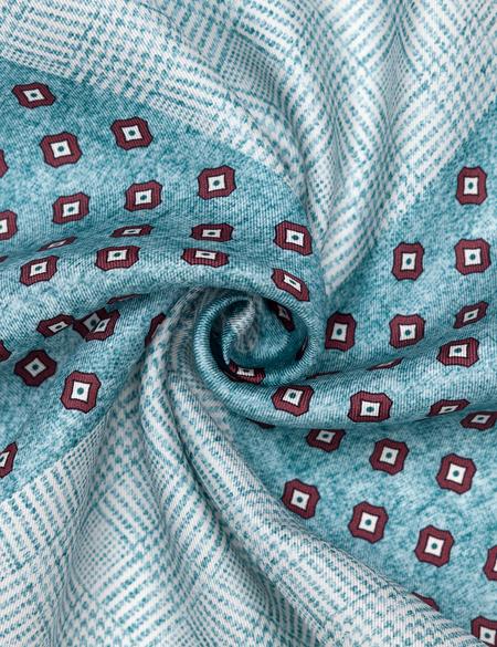 Turkuaz İpek Mendil - 50270715003