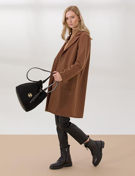 Siyah Büzgülü Çanta - 50260337001