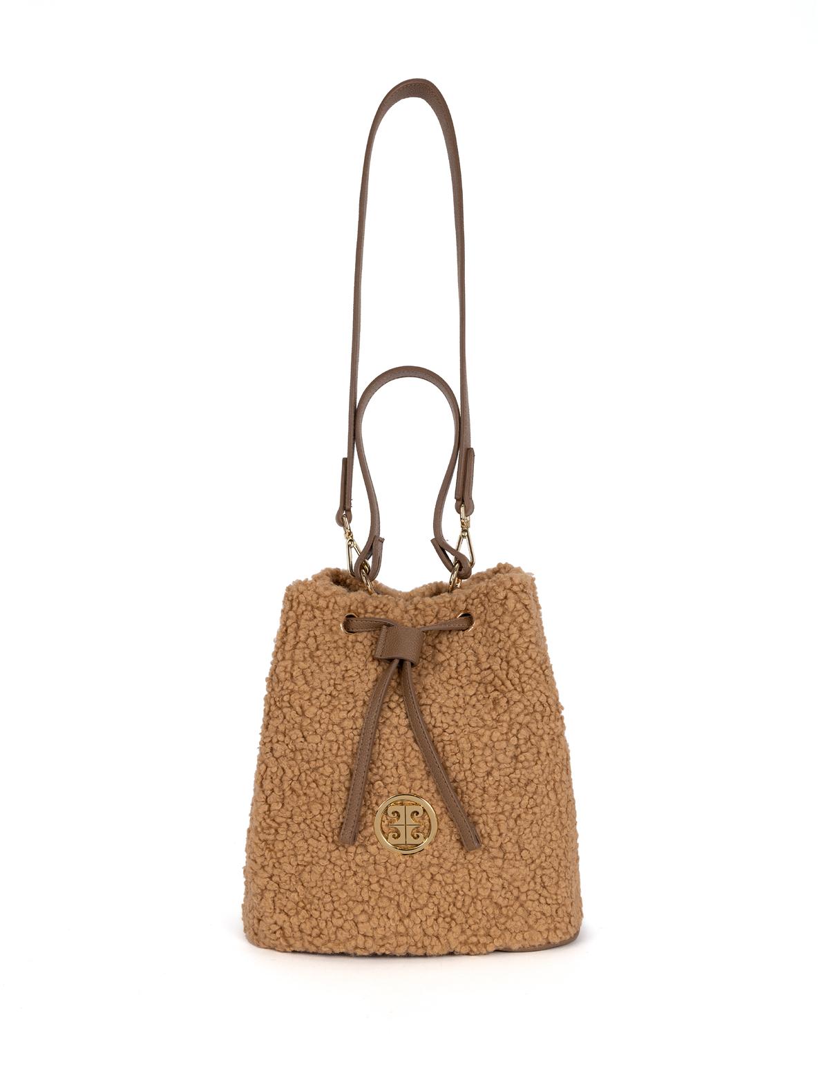 Açık Kahverengi Büzgülü Çanta - 50260337002