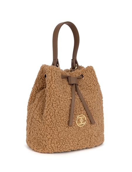 Açık Kahverengi Büzgülü Çanta - 50260337002