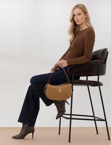 Açık Kahverengi Omuz Çantası - 50260342003