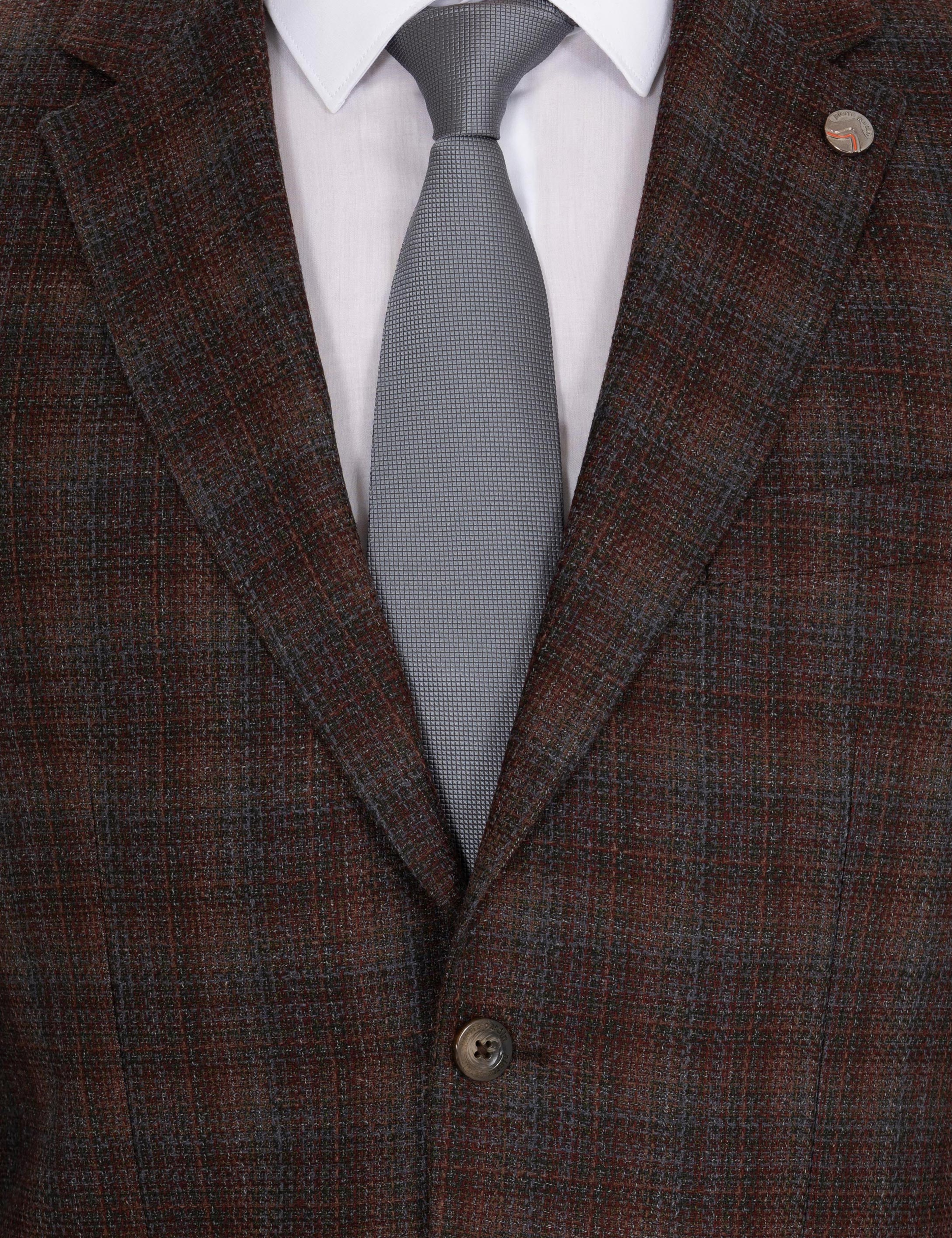 Bordo Slim Fit Ceket - Image 6