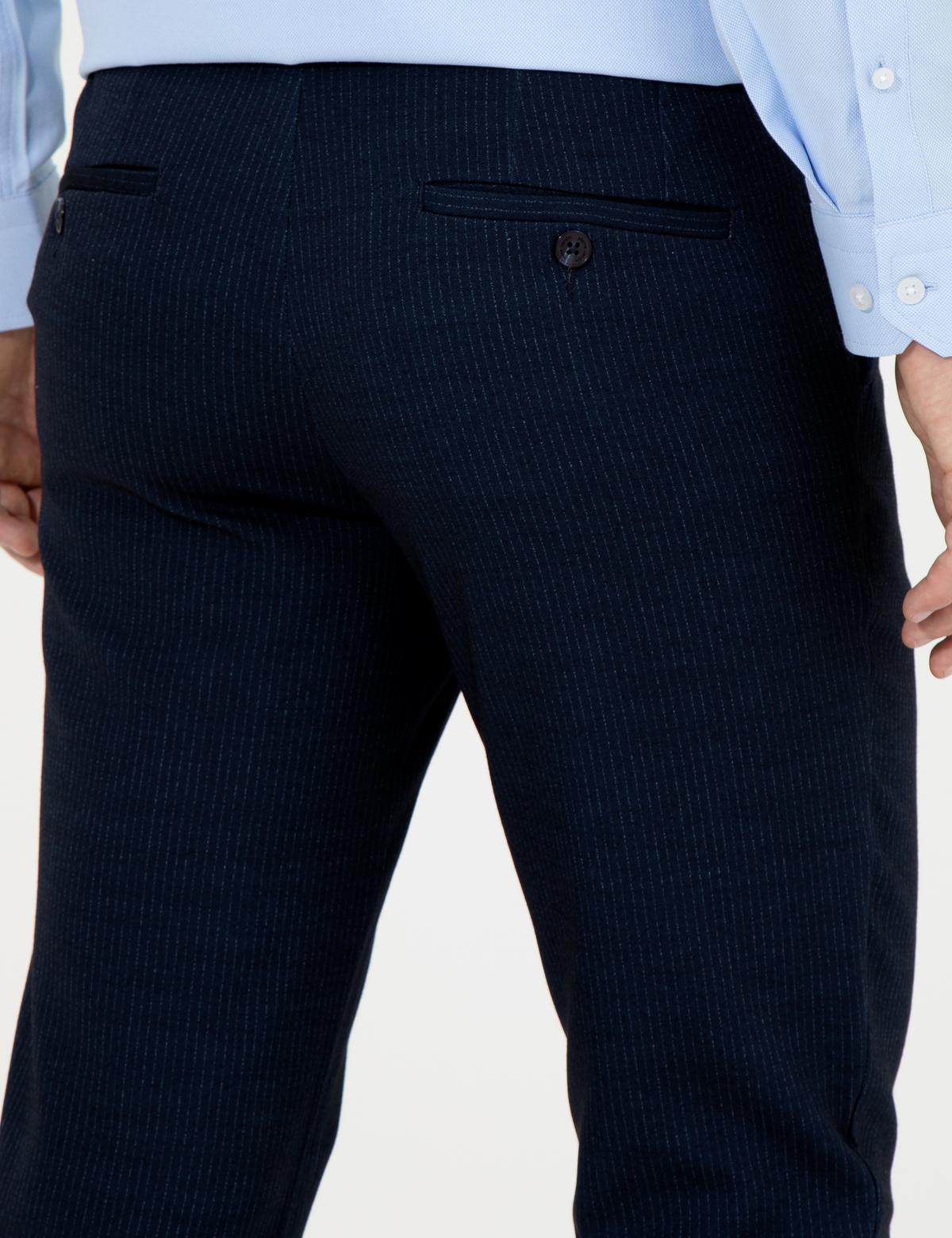 Lacivert Ex. Slim Fit Kumaş Pantolon - 50260471048