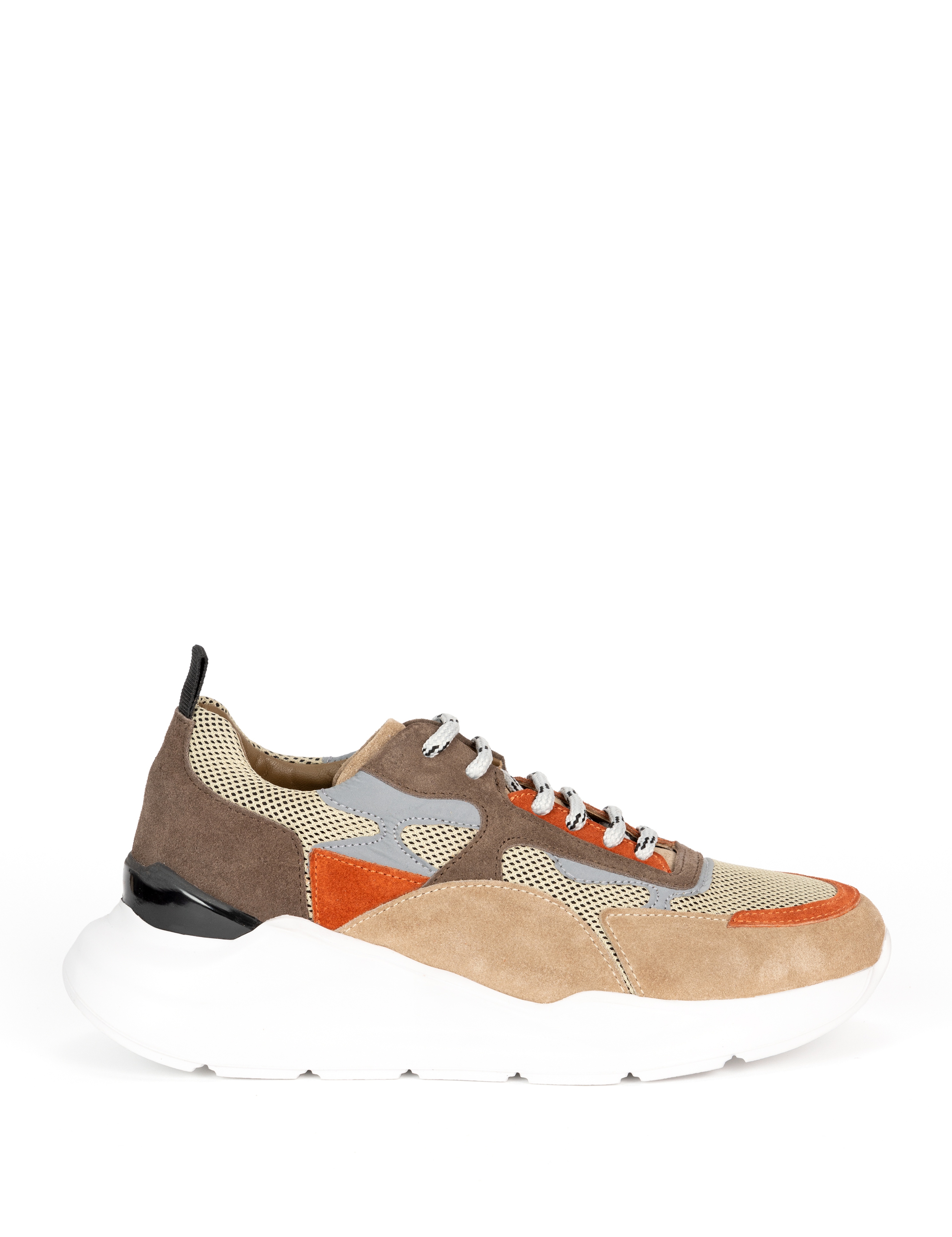 Kahverengi %100 Deri Sneaker - Image 2