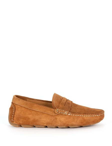 Taba %100 Deri Loafer Ayakkabı - 50267874041