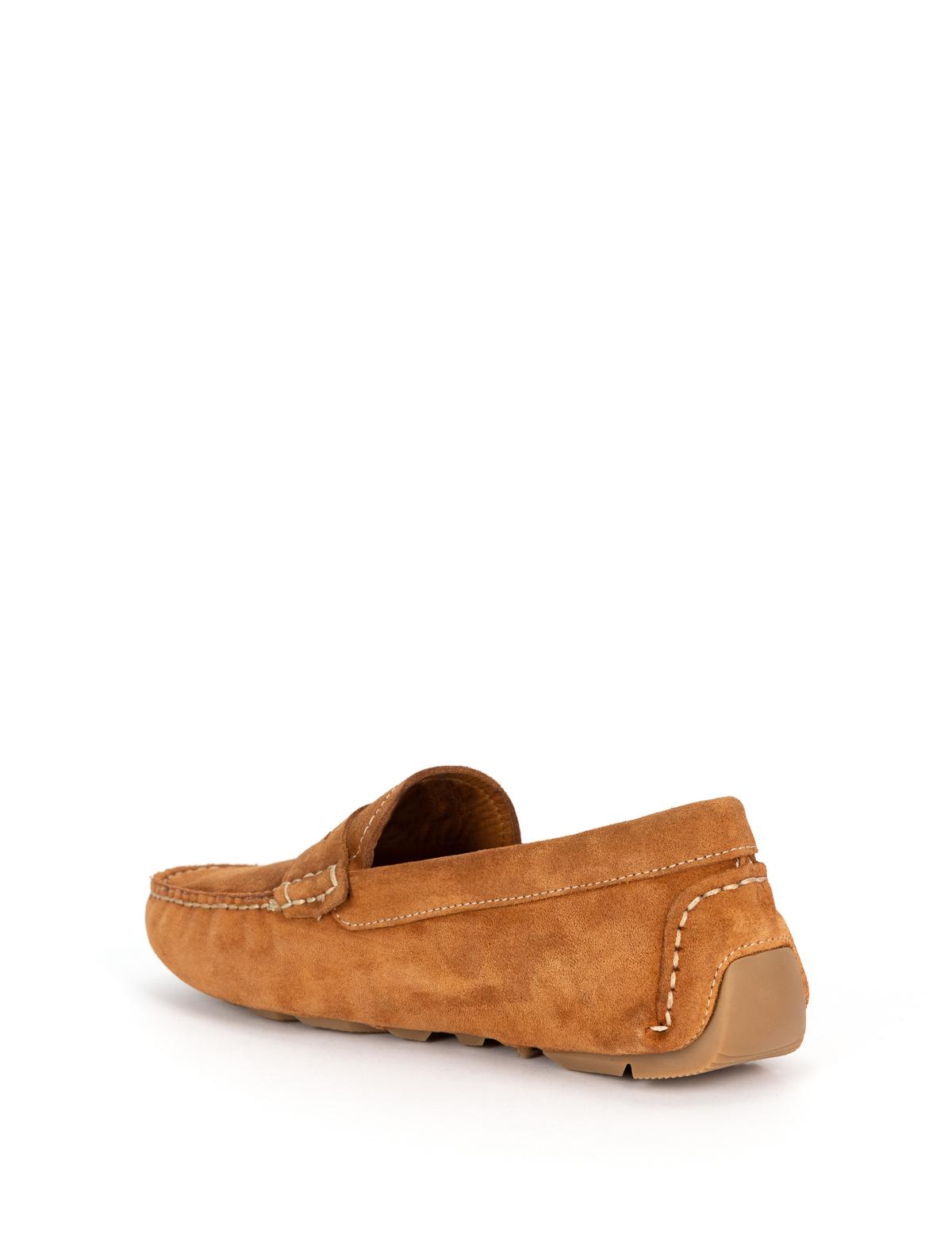 Taba %100 Deri Loafer Ayakkabı - 50267874041