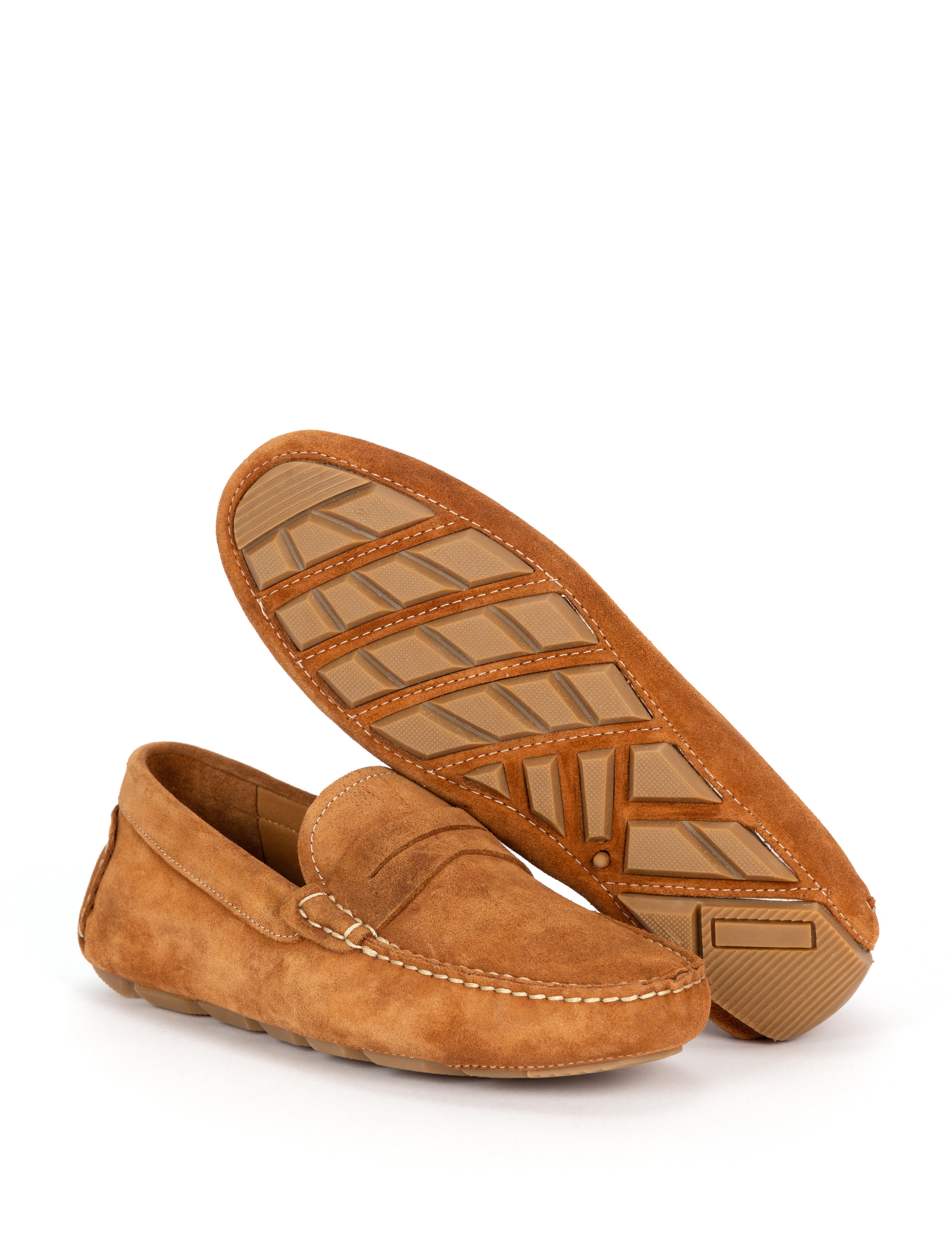 Taba %100 Deri Loafer Ayakkabı - Image 5