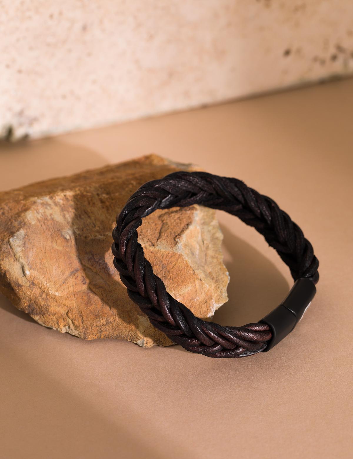 Kahverengi Deri Bileklik