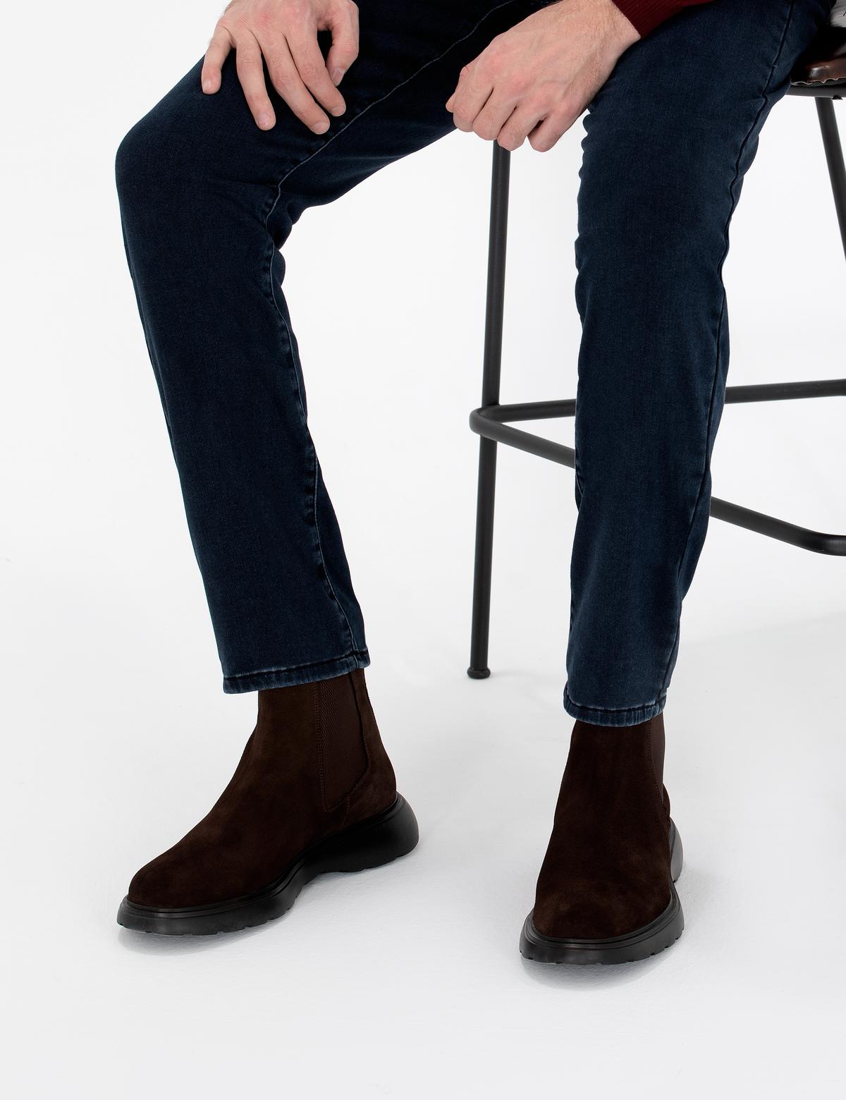 Kahverengi %100 Deri Bot