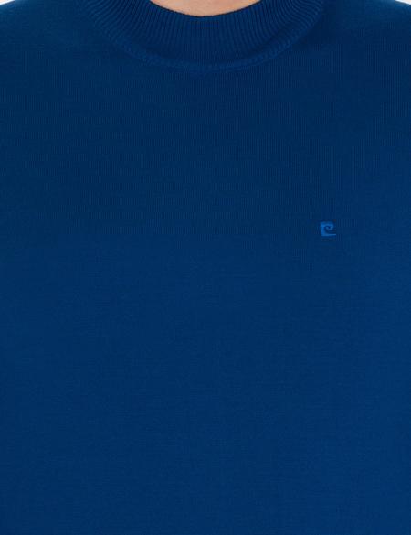 İndigo Slim Fit Çeyrek Yaka Yün Karışımlı Basic Triko Kazak - 50257311034